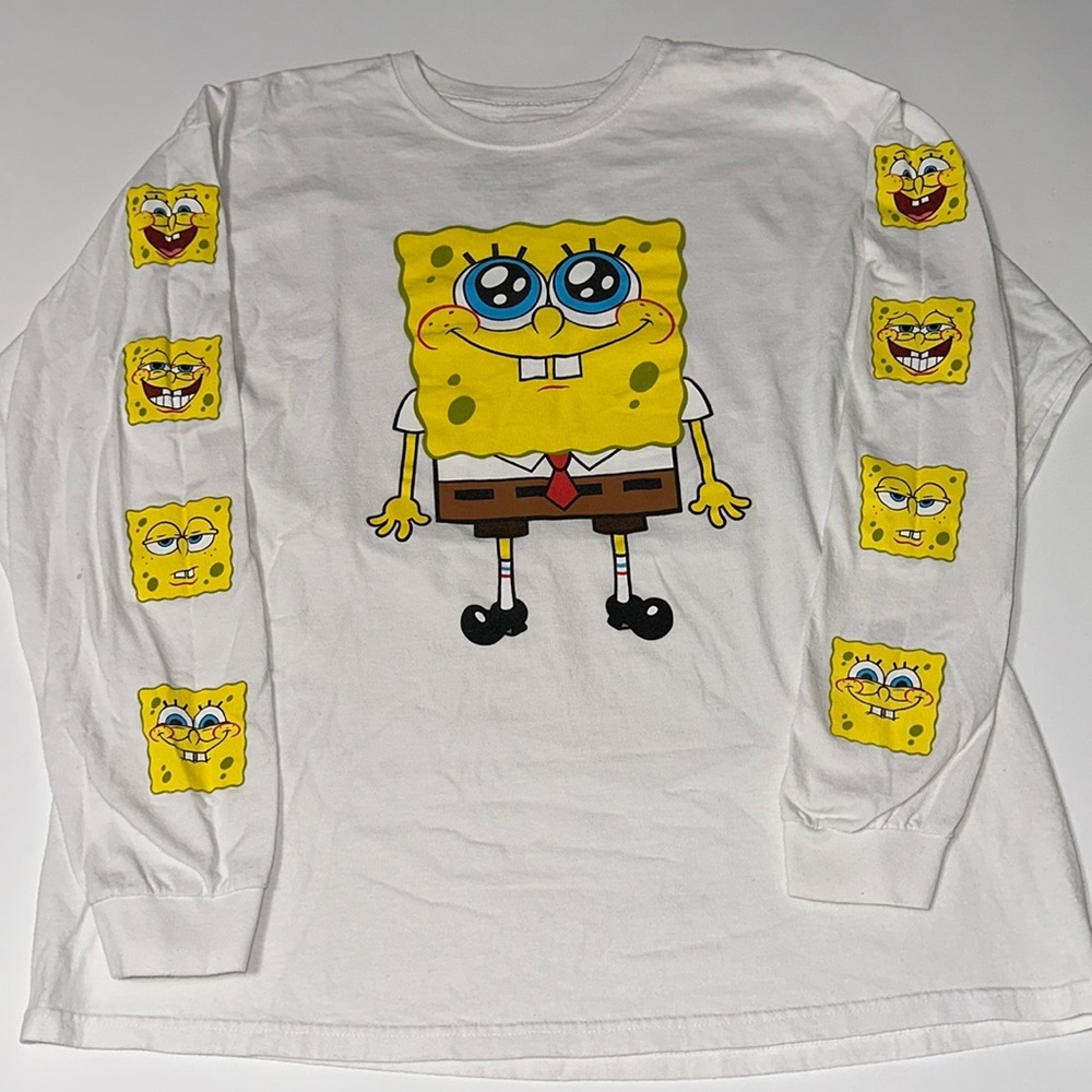 SPONGEBOB NICKELODEON MENS LONG SLEEVE SHIRT